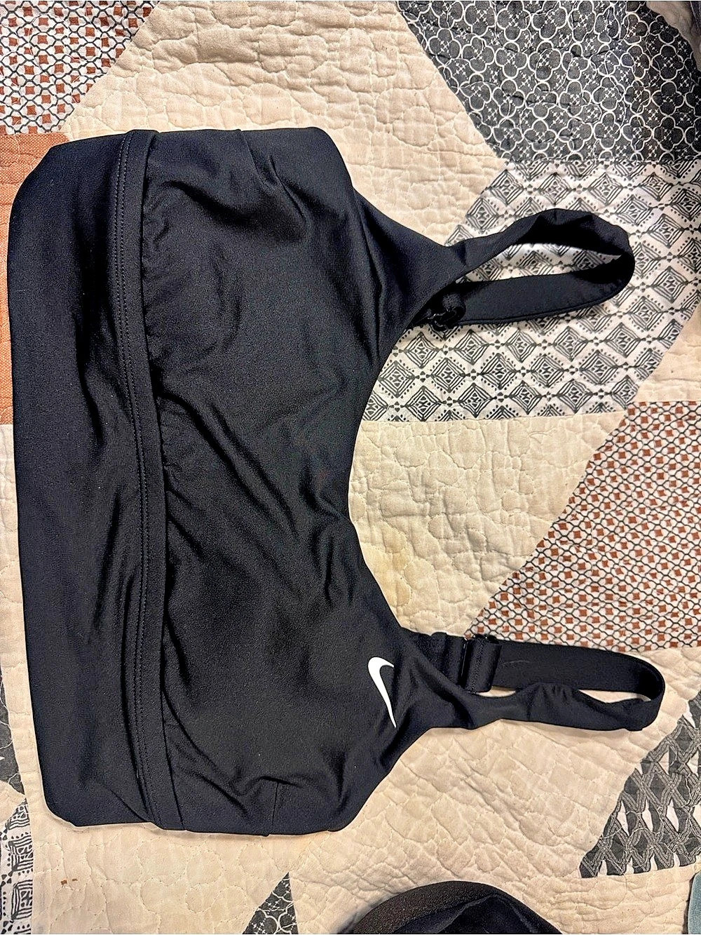 Nike Swim Effortless Essential Bralette Bikini Top Black Medium